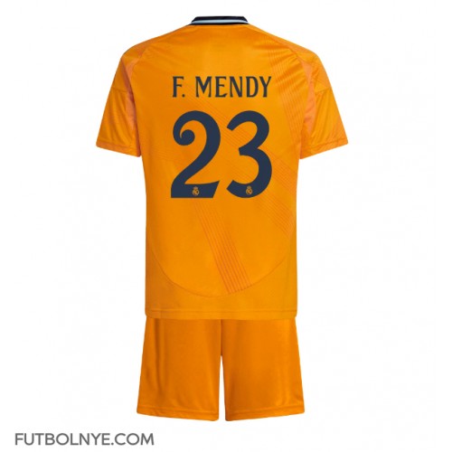 Camiseta Real Madrid Ferland Mendy #23 Visitante Equipación para niños 2024-25 manga corta (+ pantalones cortos)